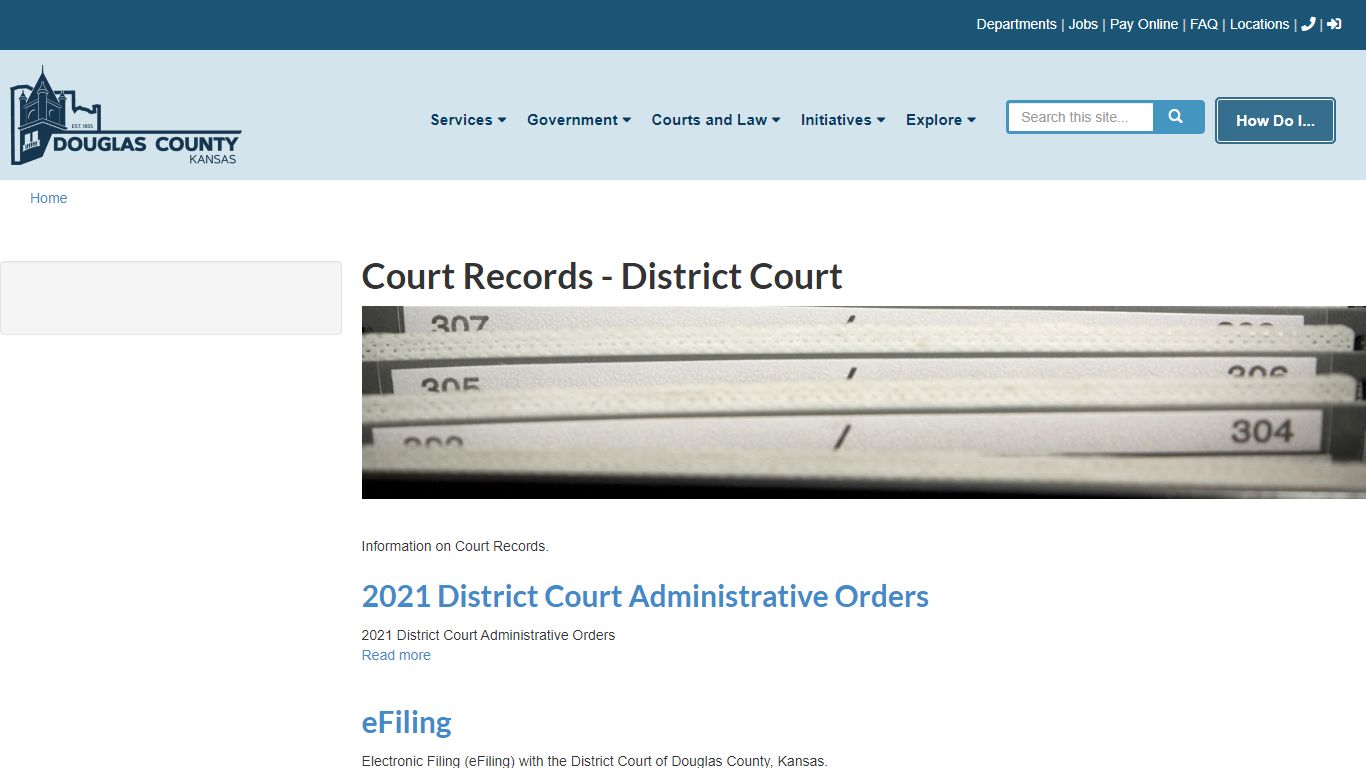 Court Records - District Court | Douglas County Kansas