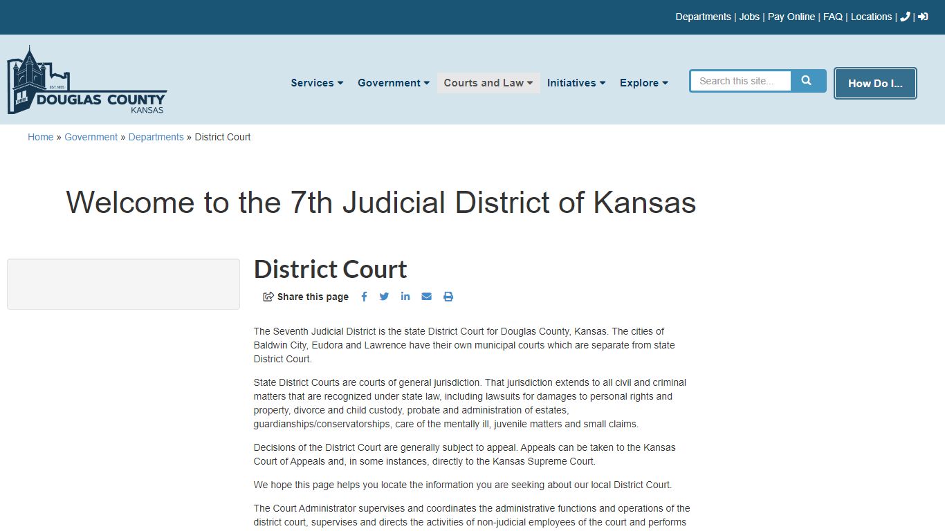 District Court | Douglas County Kansas